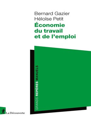cover image of Economie du travail et de l'emploi